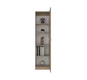 Estante Home E5 macadamia/blanco 180.6x45x31.4x31.4 cm
