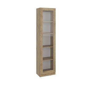 Vitrina Home E6 macadamia/blanco 180.6x45x31.3x31.3 cm