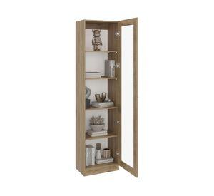 Vitrina Home E6 macadamia/blanco 180.6x45x31.3x31.3 cm
