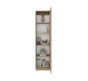 Vitrina Home E6 macadamia/blanco 180.6x45x31.3x31.3 cm