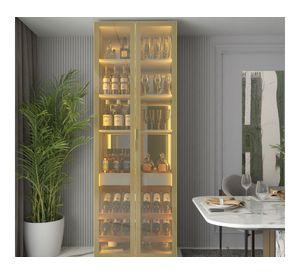 Vitrina Prisma off white 222x76x42x42 cm
