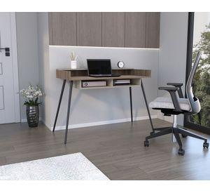 Escritorio Marlow coñac/taupe 82.6x116.6x55x55 cm