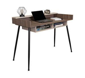 Escritorio Marlow coñac/taupe 82.6x116.6x55x55 cm