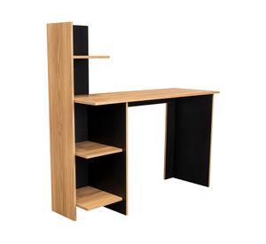 Escritorio Vilna fresno/wengue 120.6x120x45x45 cm