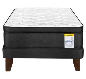 Cama europea 1.5 plazas Hibrido Premium