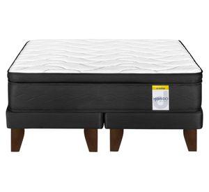 Cama europea king Hibrido Premium base dividida