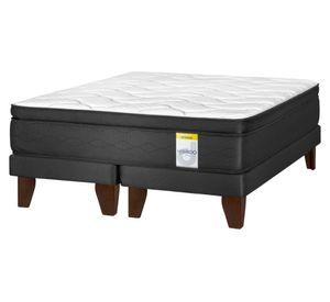 Cama europea king Hibrido Premium base dividida
