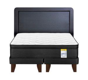 Cama europea súper king Hibrido Premium base dividida+ respaldo Drimkip
