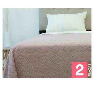 Frazada chiporro Jacquard 2 plazas rosa