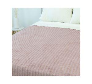 Frazada chiporro Jacquard 2 plazas rosa