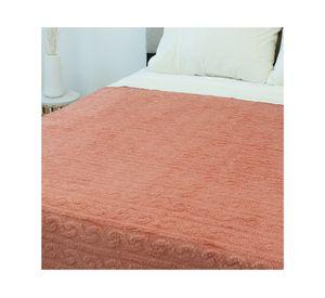 Frazada chiporro Jacquard 2 plazas coral