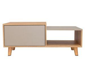 Mesa de centro Bora 41.6x100x50 cm duna/taupe