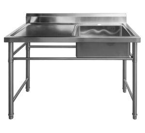 Lavafondo acero inoxidable MCLF120SI 120x60x90 cm
