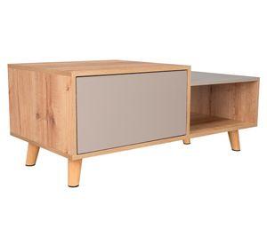 Mesa de centro Bora 41.6x100x50 cm duna/taupe