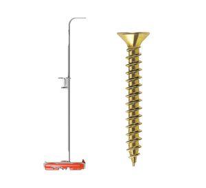 Tarugo + tornillo Duotec nylon 10 mm 4 un.