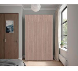Clóset + módulo superior 6 puertas Dreams bardolino 200x120x40.2 cm