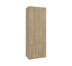 Clóset + módulo superior 7 puertas Dreams fresno europeo 200x120x40.2 cm