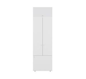 Clóset + módulo superior 4 puertas Dreams blanco 200x60x40.2 cm