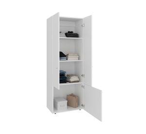 Clóset + módulo superior 4 puertas Dreams blanco 200x60x40.2 cm