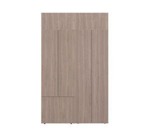 Clóset con colgador + módulo superior 7 puertas Dreams bardolino 200x120x40.2 cm