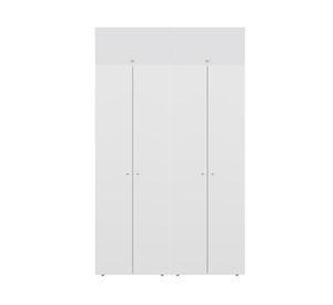 Clóset + módulo superior 6 puertas Dreams blanco 200x120x40.2 cm