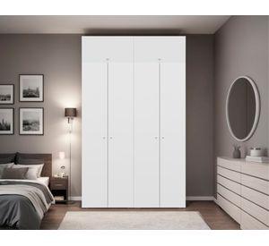 Clóset + módulo superior 6 puertas Dreams blanco 200x120x40.2 cm