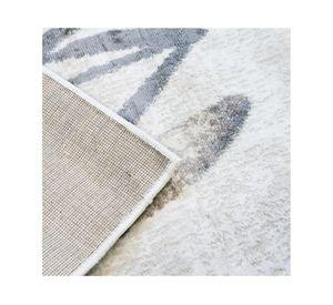 Alfombra pasillo Barein polipropileno blanco gris 60x100 cm