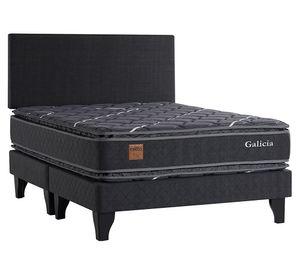 Cama europea Galicia king base dividida + respaldo