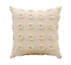 Cojín Tufted círculos 45x45 cm