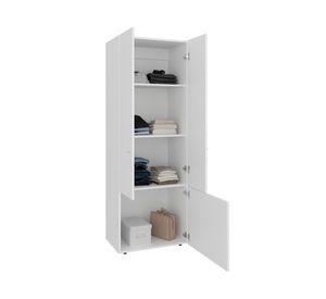 Clóset 5 puertas con colgador Dreams blanco 170x120x40.2 cm