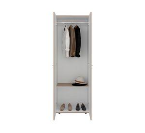Clóset con colgador + módulo superior 3 puertas Dreams bardolino 200x60x40.2 cm