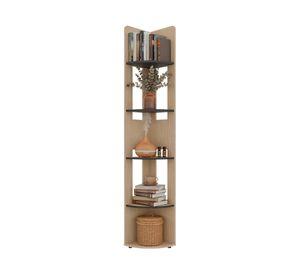ESTANTE ESQUINERO HOME-E7 CARTAGENA Y WENGUE 180,6X30,0X30,0 CM