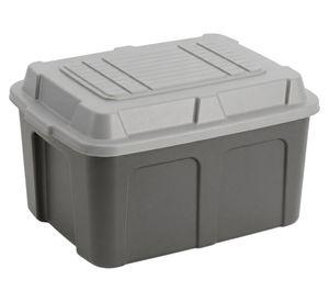 Baúl gris polipropileno 73 lt 49x62x40 cm