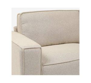 Sofá 3.5 cuerpos Mombasa 180° poliéster beige