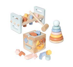 Set infantil de madera josefa celeste