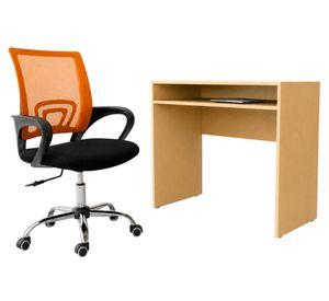 Combo oficina New York escritorio cartagena + silla naranjo