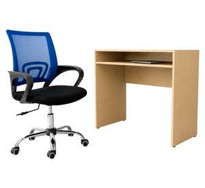 Combo oficina New York escritorio cartagena + silla azul