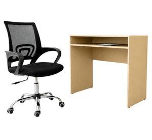 Combo oficina New York escritorio cartagena + silla negro