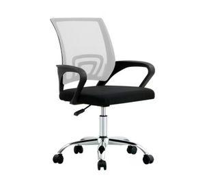 Combo oficina New York escritorio cartagena + silla blanco