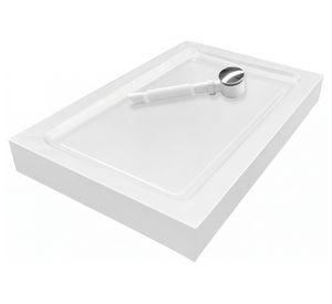 Receptáculo ducha rectangular blanco 100x70x14 cm