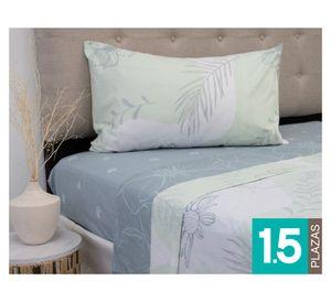 Juego de sábanas 1.5 plazas 144 hilos Premium Compose daisy