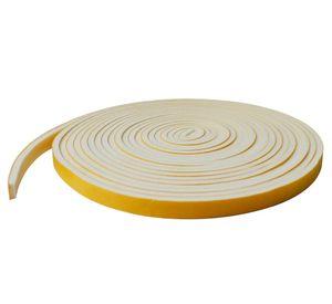 Burlete PVC perfil I blanco 9x4 mm x 6 m