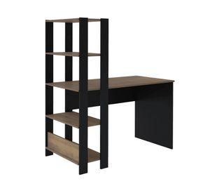 Escritorio Match pino/negro 134.5x120x63