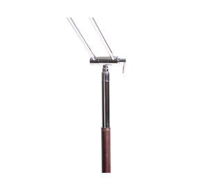 Lámpara de pie 40 W E27 luz led K220902-1T cromo