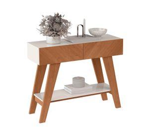Arrimo aparador rectangular Malibu 80x100x33.5 cm cerezo off white