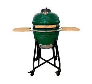 Parrilla Kamado Tokio verde oscuro