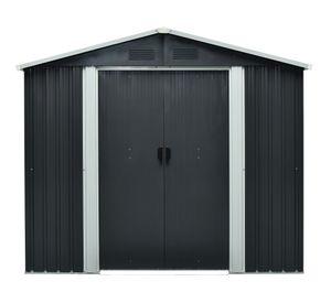 Bodega de jardín SD-YX68 4 m2 gris 190x236x174 cm
