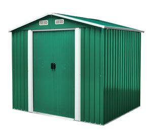 Bodega de jardín SD-608 4 m2 verde claro 206x236x174 cm