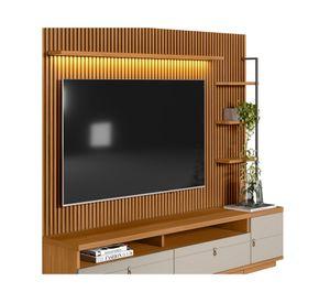 Home TV 75" Ouro TTV 2 cajones 1 puerta nature off white