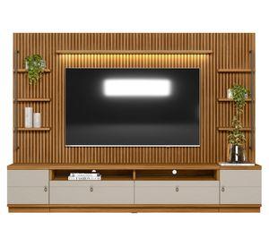 Home TV 75" Ouro TTV 2 cajones 2 puertas nature off white